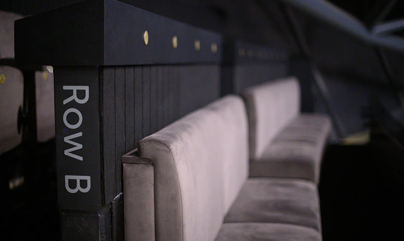 A row of seats at The Nest.