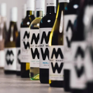 Most wanted wine bottles in a row