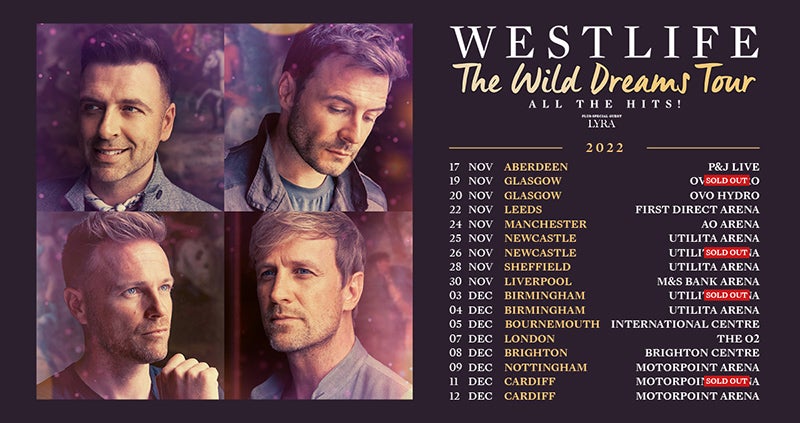 Westlife released their new album “Wild Dreams” –