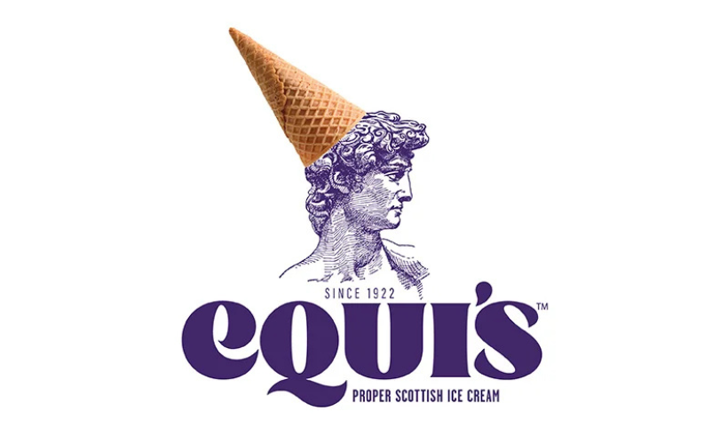 equis ice cream logo
